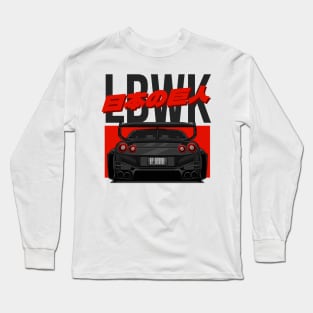 LIBERTY WALK NISSAN GTR-R35 (BLACK) Long Sleeve T-Shirt